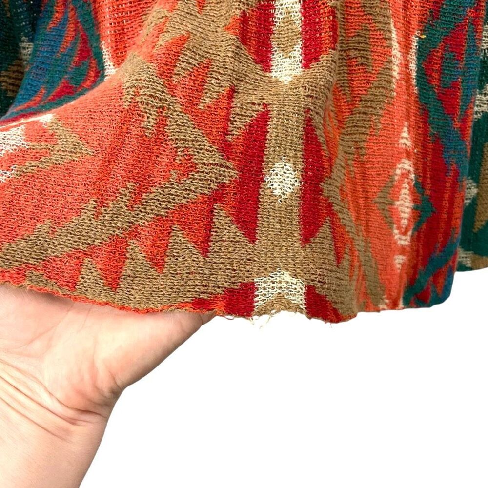Denim & Supply Ralph Lauren aztec western geometric print sweater top Size S box - Picture 5 of 7